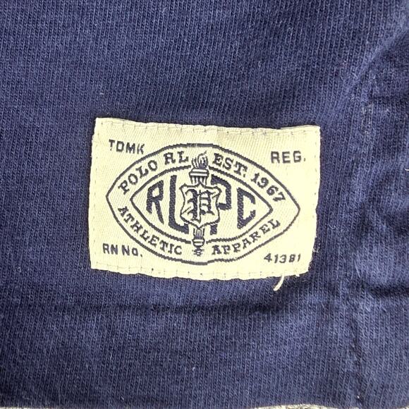 POLO RALPH LAUREN BOYS VINTAGE RUGBY CLUB RL 67 LONG SLEEVE SHIRT SIZE SMALL (8) - Picture 6 of 10